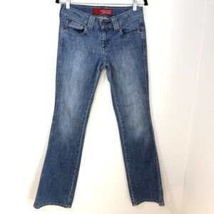 VTG Guess Sweetheart Flare Jeans Women's Size 29 Light Wash Bootcut Denim
